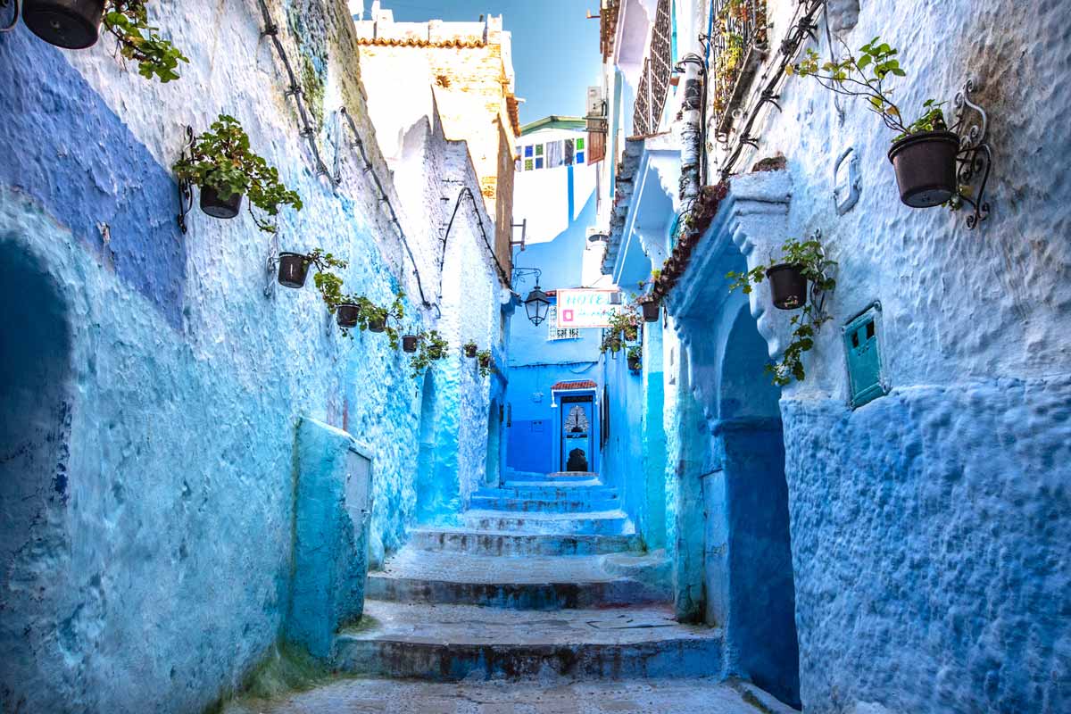 The Blue city of Morocco