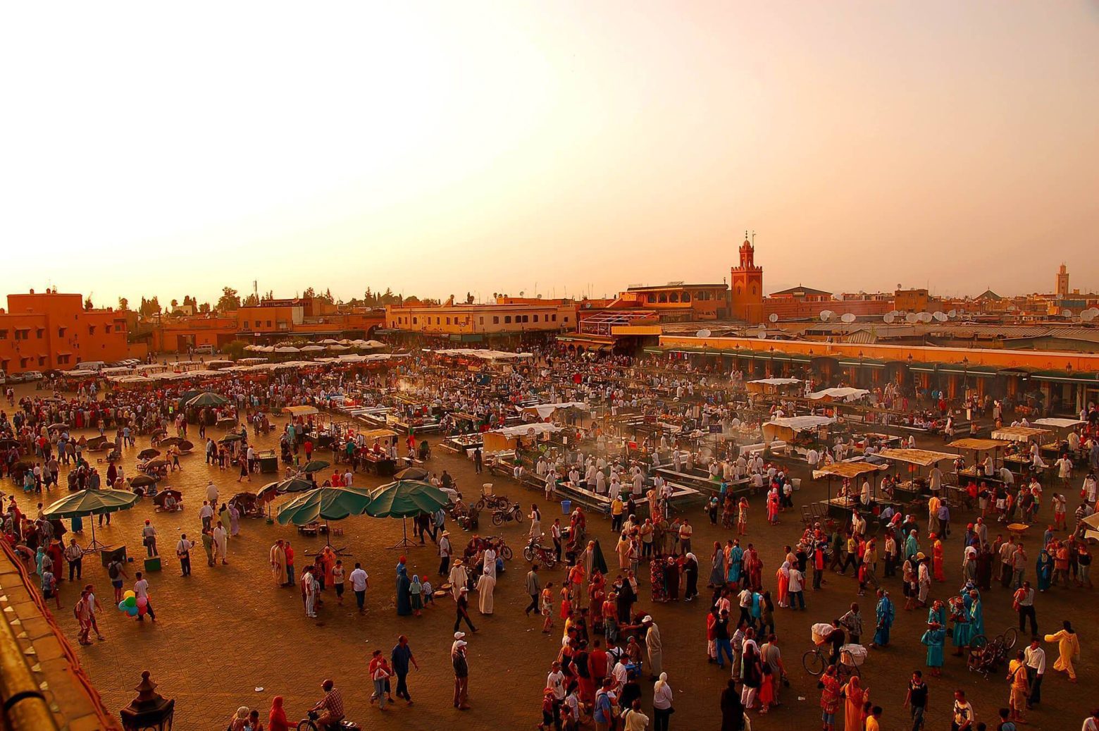 Jemaa El Fnaa square in Morocco