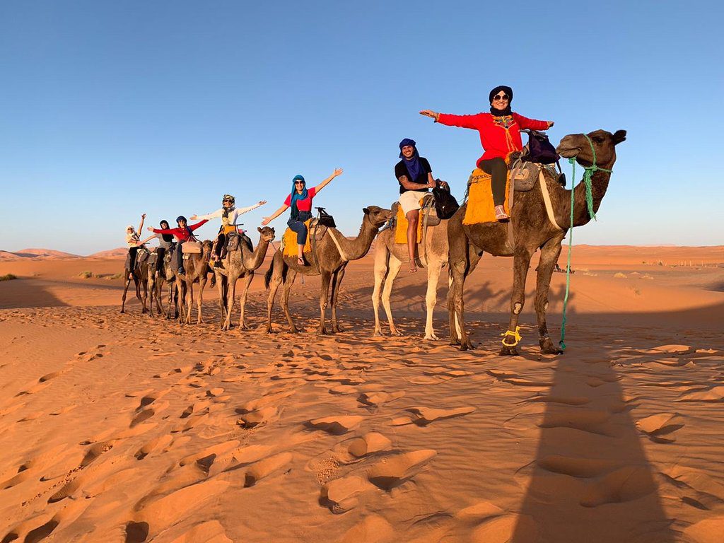 Camel rides, Morocco