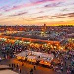 Jemaa El Fnaa Square by night while Having your Morocco Itinerary 13 Days