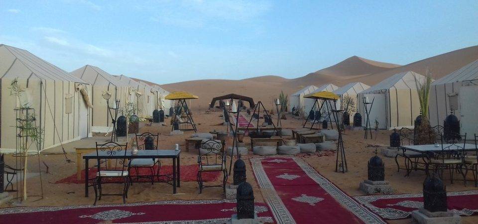 Luxury glamping in Sahara