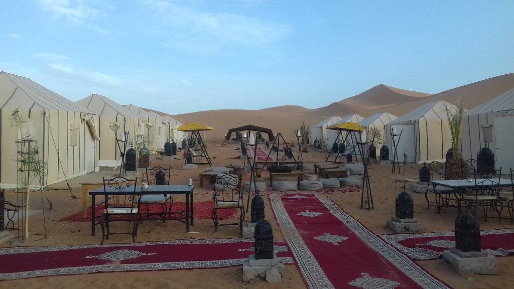 Luxury glamping in Sahara