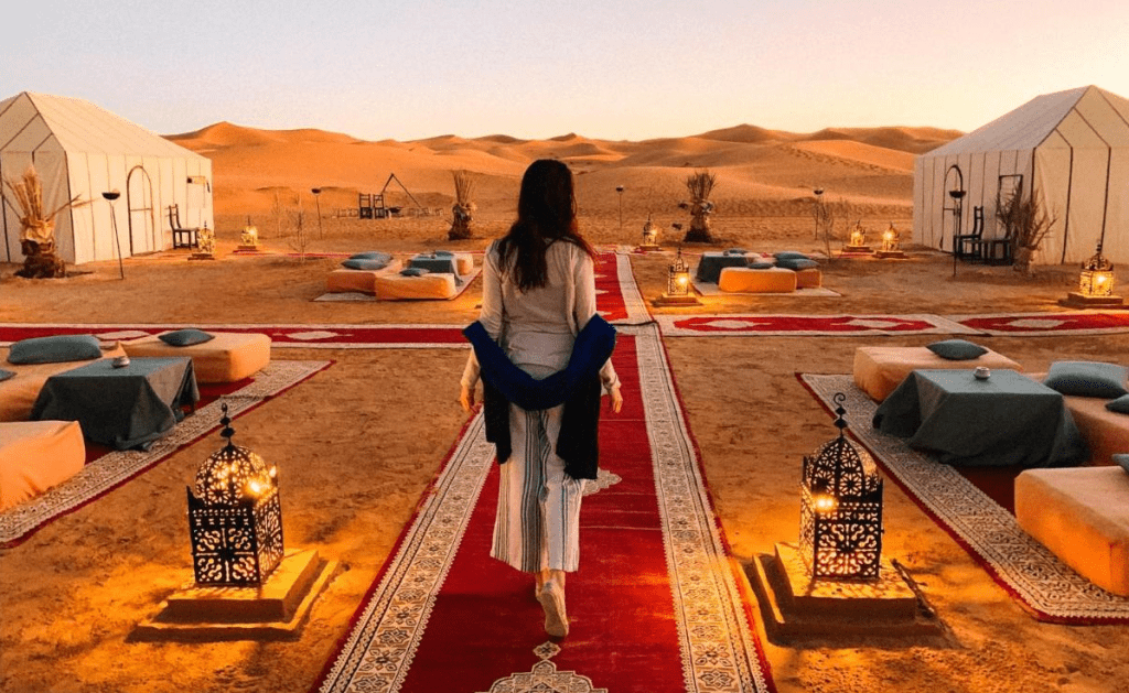 Merzouga desert camp, Morocco