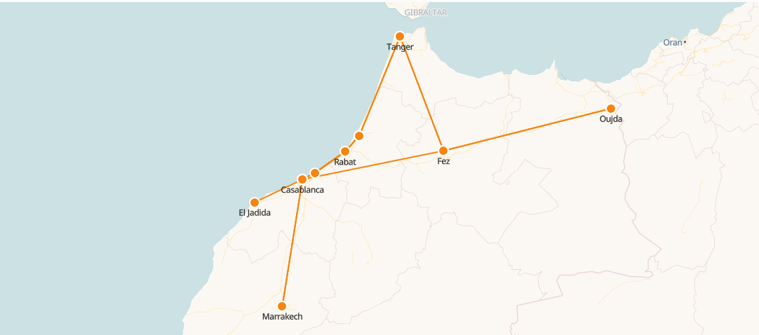 Morocco Train network