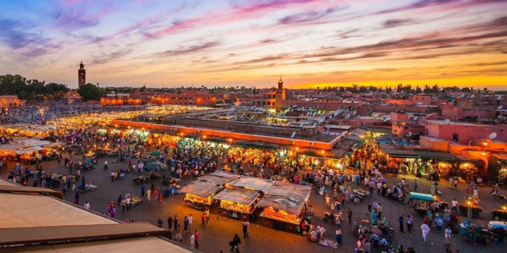 Jemaa El Fna By Night, Marrakech