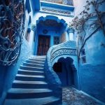 Blue city, Morocco