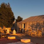 Glamping in Moroccan Sahara