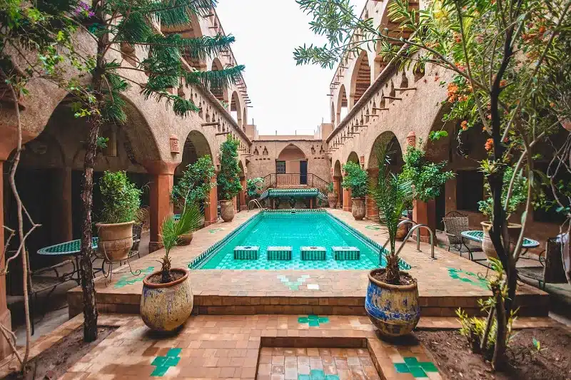 Best Riad in Morocco ith a pool in a courtyard