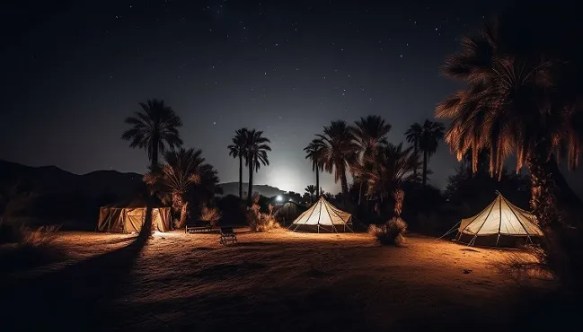 Desert Camping in Merzouga
