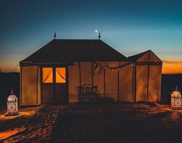 Desert by night, Morocco